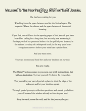Load image into Gallery viewer, The High Priestess Intuition Journal: A guided to trusting your intuition