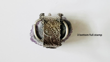 Load image into Gallery viewer, Handmade & Stamped Amethyst and Druzy Rings