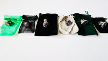 Load image into Gallery viewer, Handmade &amp; Stamped Amethyst and Druzy Rings
