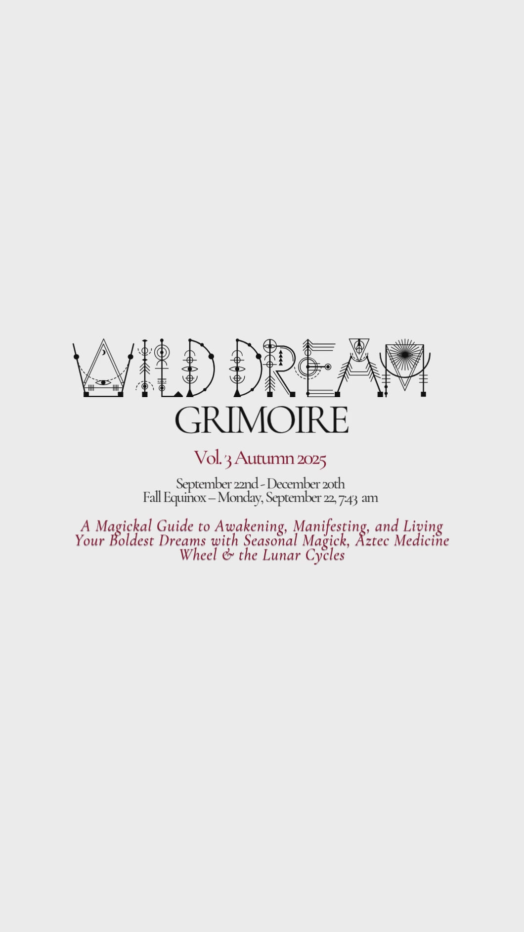 [Digital] Wild Dream Grimoire Autumn 2025